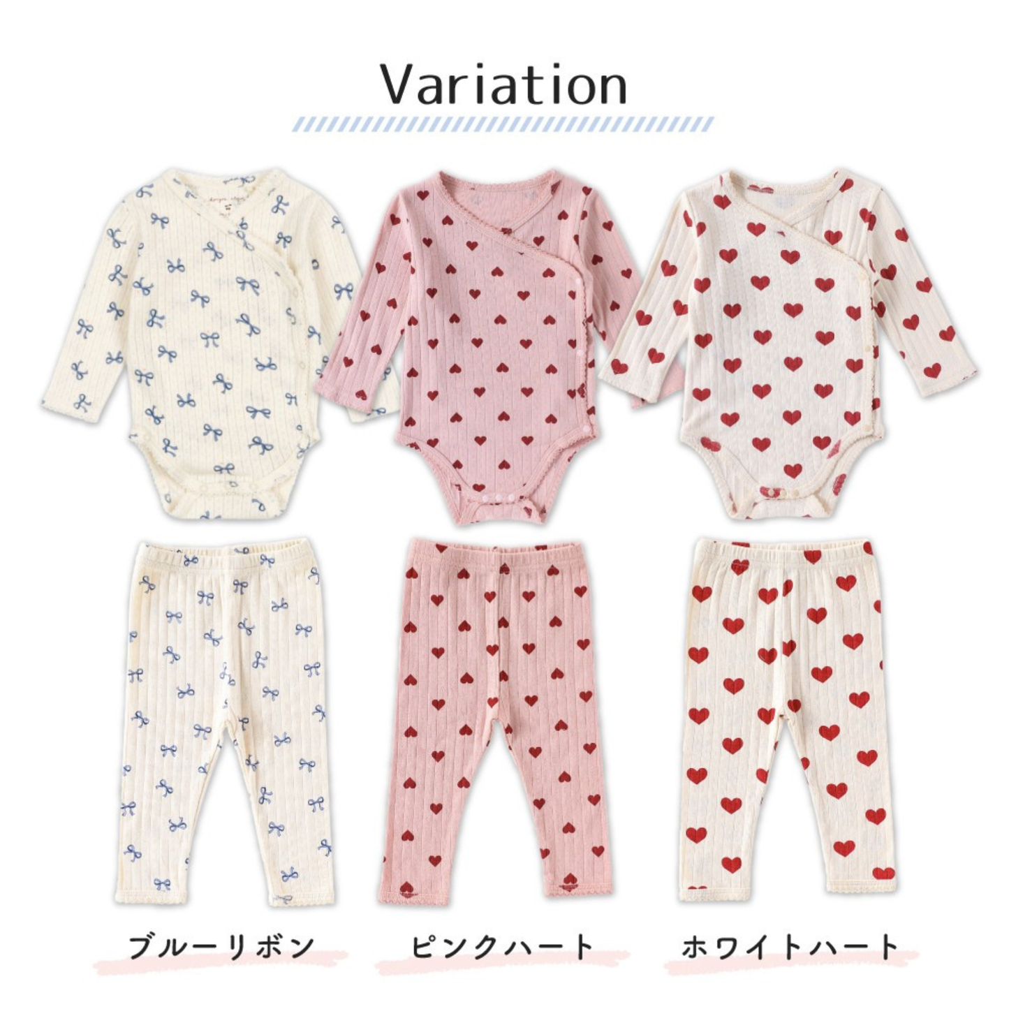 長袖ベビーガールロンパース