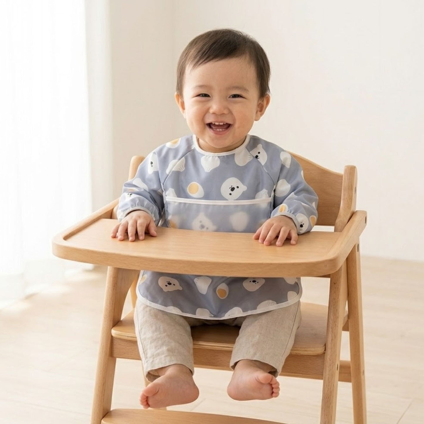 胸ポケットお食事エプロン