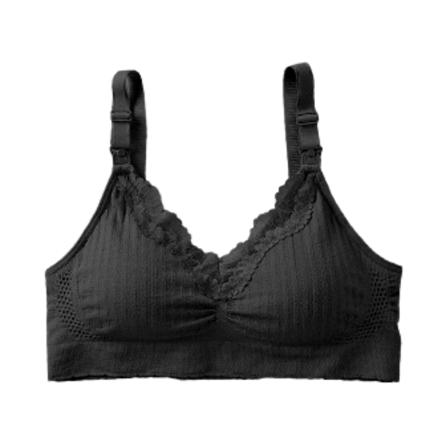 前開き肩ストラップ授乳ブラ