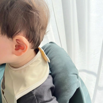 ナチュラル袖無しお食事スタイ3枚セット