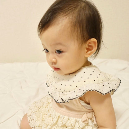 フリル付きサークルスタイ3枚セット