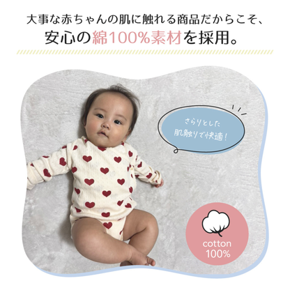 長袖ベビーガールロンパース