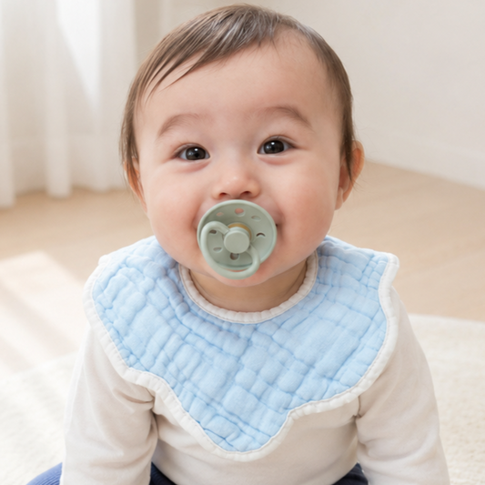 無地ガーゼスタイ5枚セット