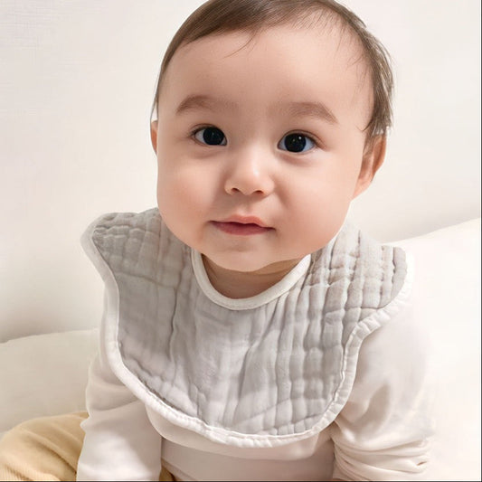 無地ガーゼスタイ5枚セット