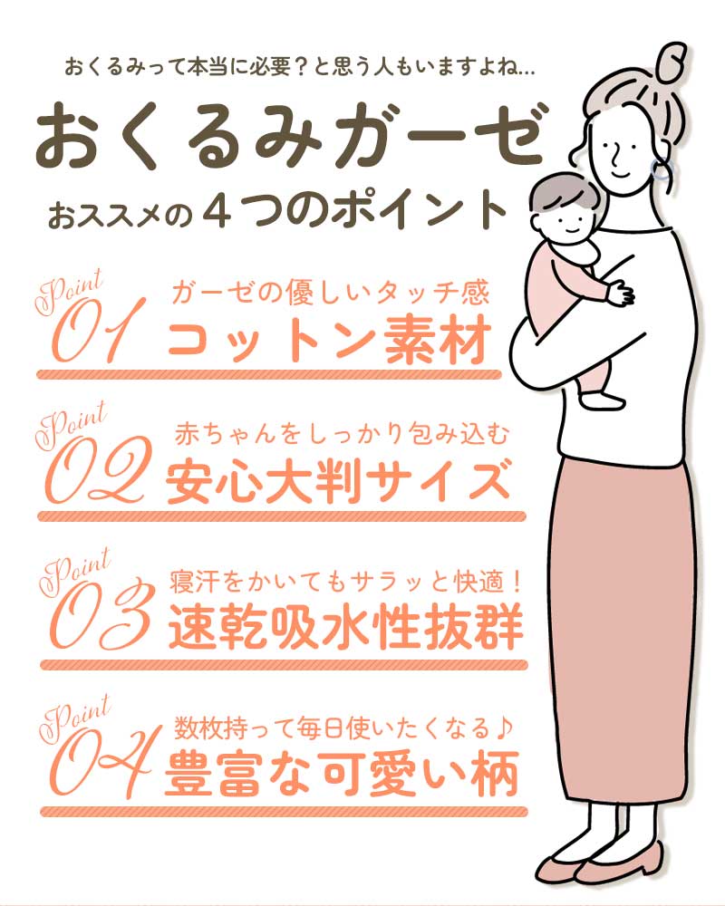 おくるみガーゼ