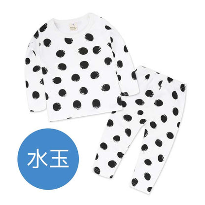 キッズパジャマ モノトーン