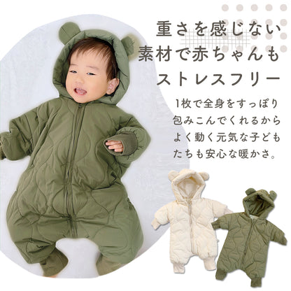 くま耳ジャンプスーツ