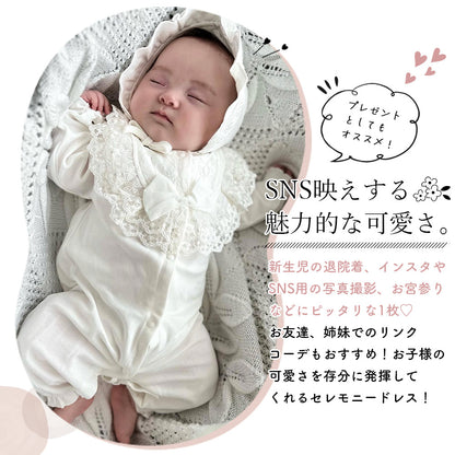 フリルリボン付きセレモニードレス