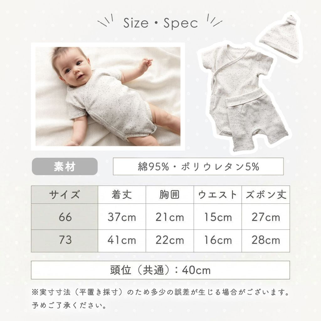 つぶつぶ新生児3点セット