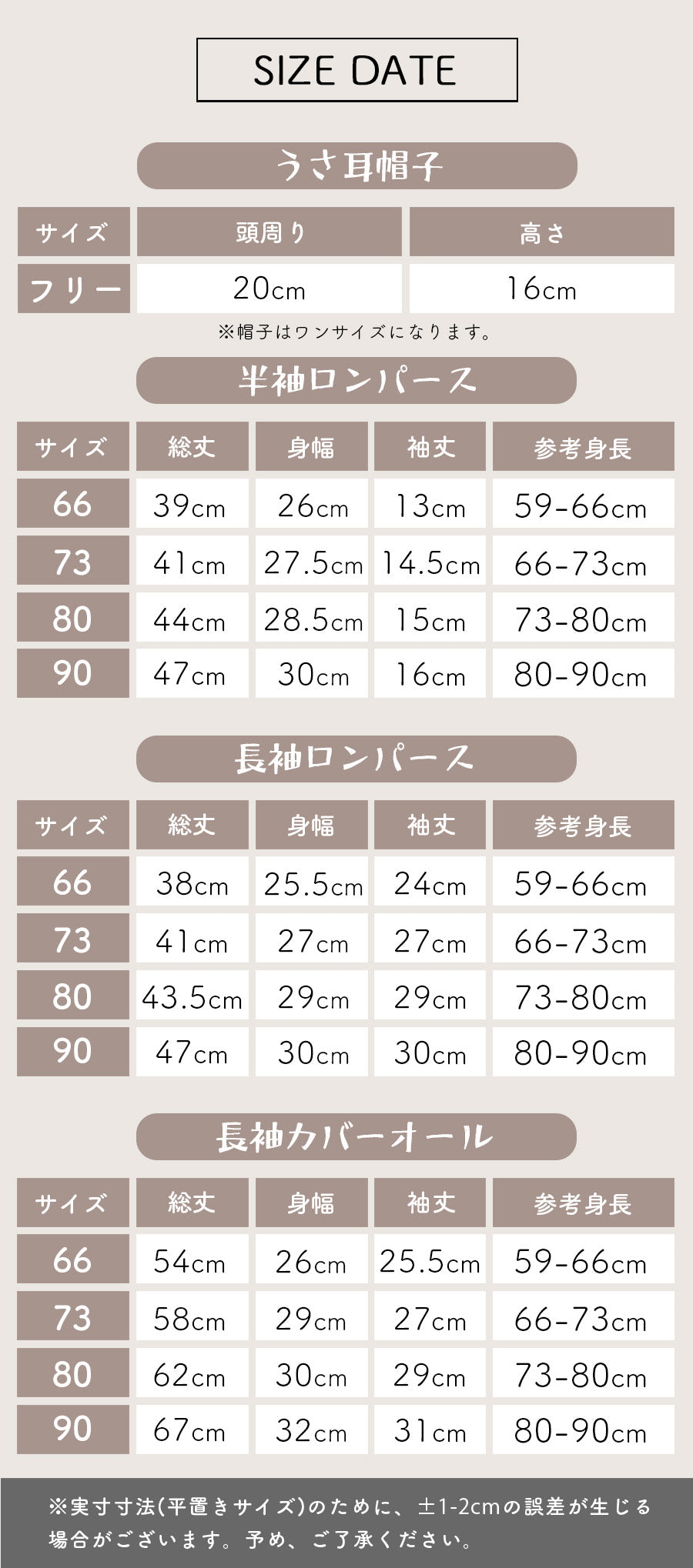 うさ耳ロンパース