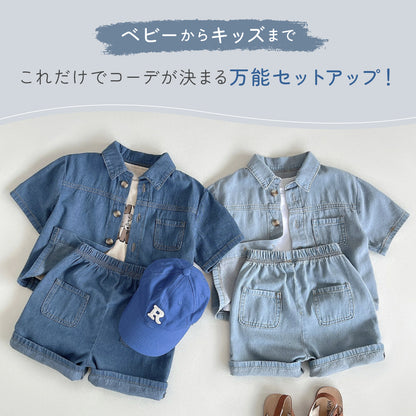 デニムセットアップ