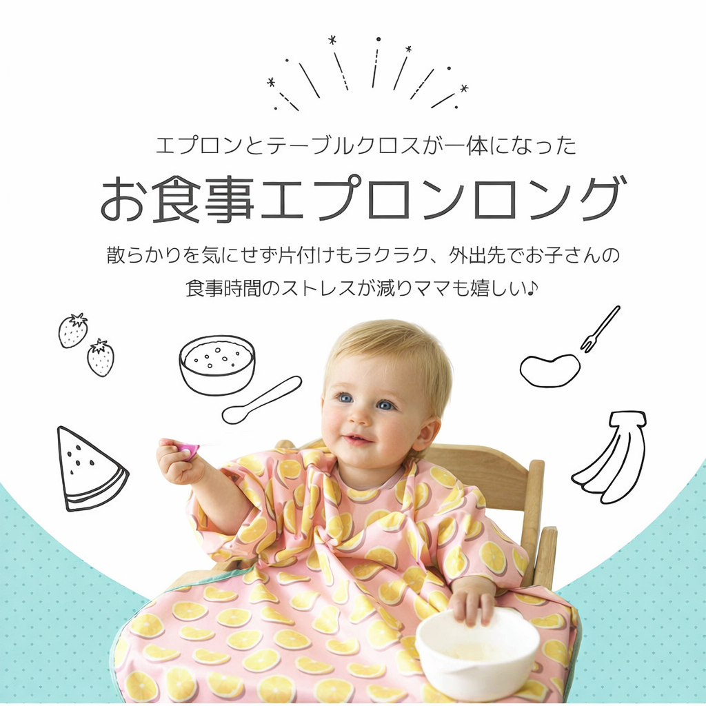hepロングお食事エプロン