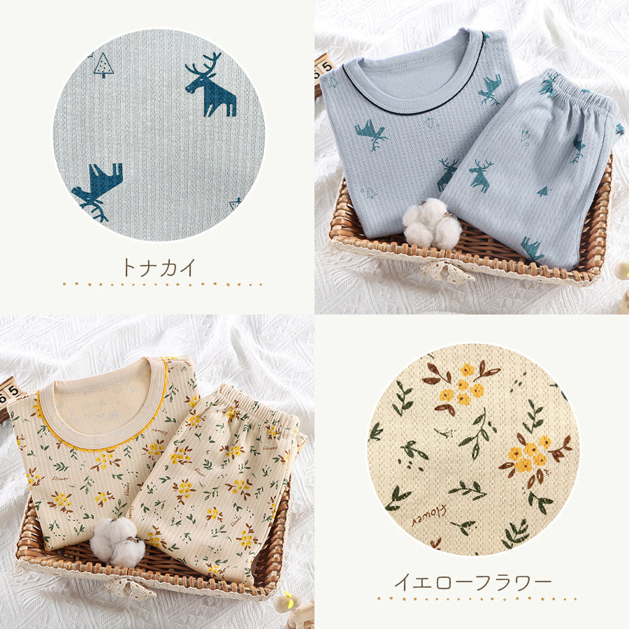薄手やわらか長袖パジャマ