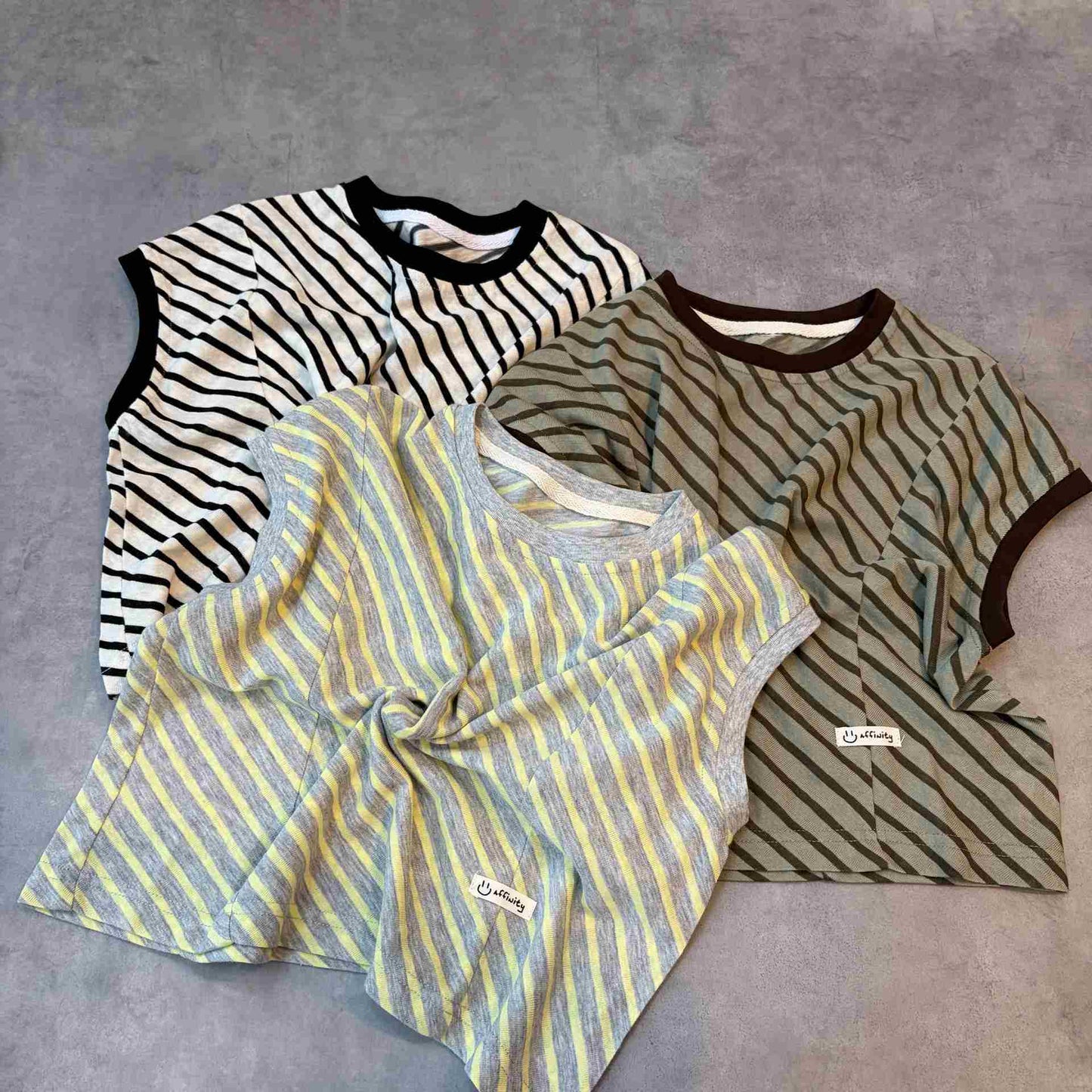 キッズキャンディーストライプTシャツ