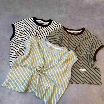 キッズキャンディーストライプTシャツ