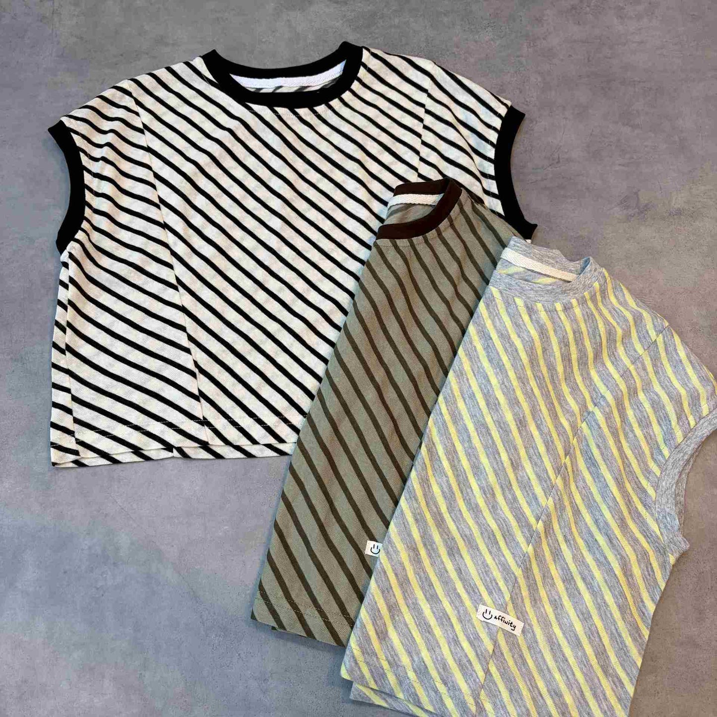 キッズキャンディーストライプTシャツ