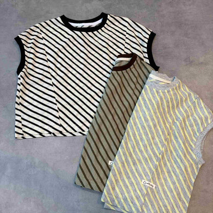 キッズキャンディーストライプTシャツ