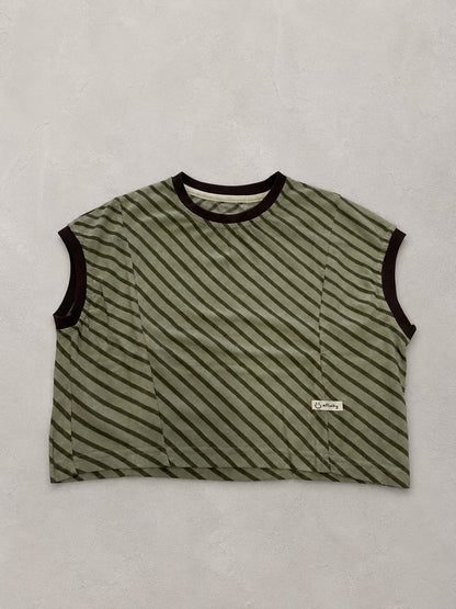 キッズキャンディーストライプTシャツ