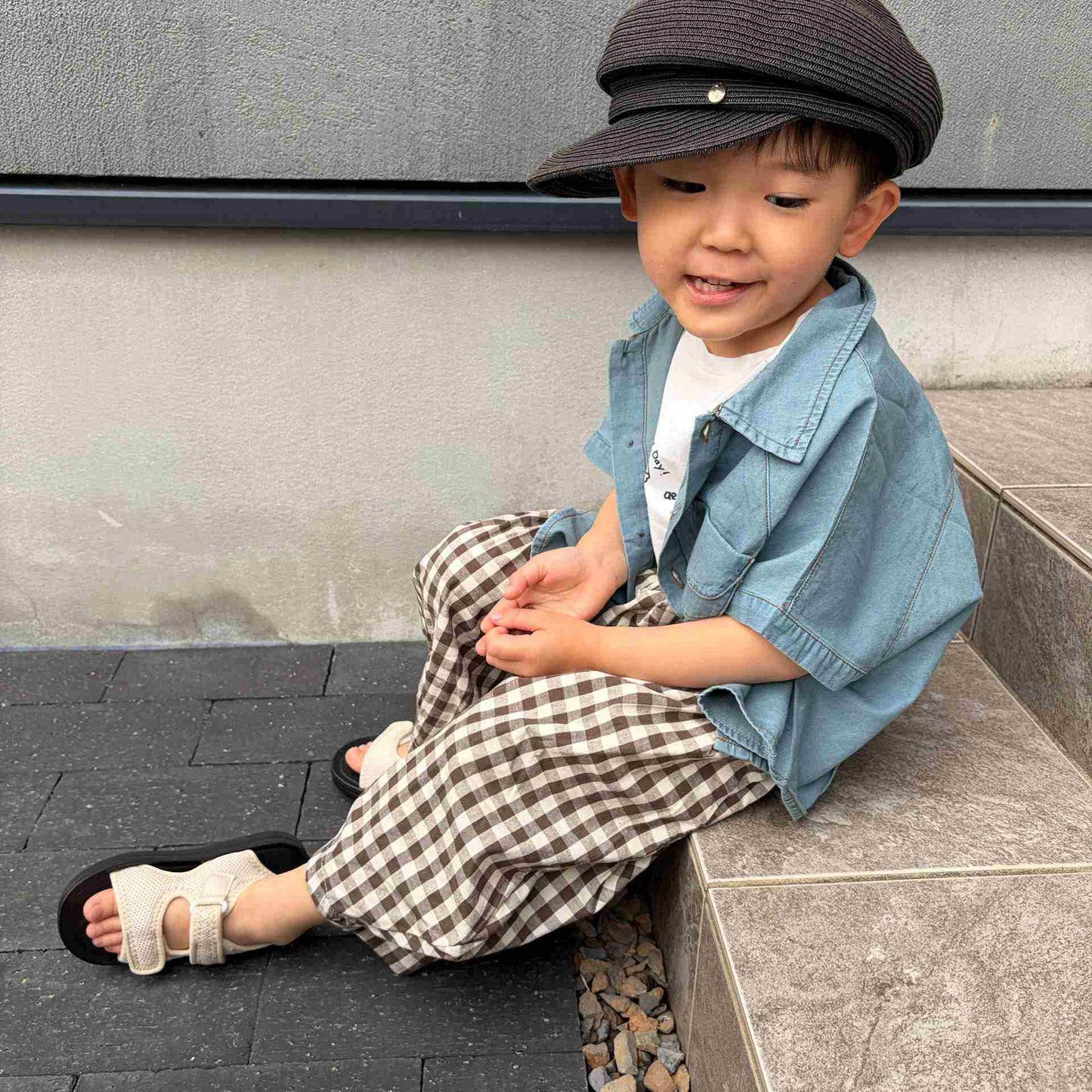 キッズデニムシャツ