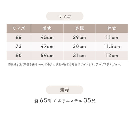 つぶつぶボーダーロンパース